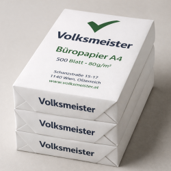 A4-Kopierpapier 80 g/m² – 500 Blatt | VolksMeister GmbH