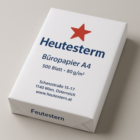 A4-Kopierpapier 50 g/m² – 500 Blatt | HeuteStern GmbH